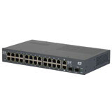 Managed 26-poorts Fast Ethernet Layer 2 switch. RJ45 poorten: 24x RJ-45 10/100 Mbps 