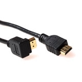 HDMI High Speed kabel eenzijdig haaks. Lengte: 1 m