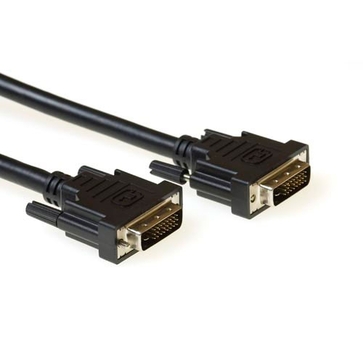 DVI-D Dual Link aansluitkabel male-male. Lengte: 3 m